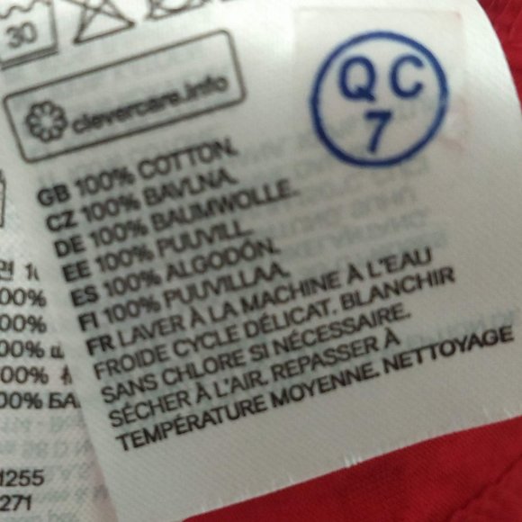 NWT H&M L.O.G.G Size 4 Red Blouse Top Shirt Tunic - Picture 11 of 12